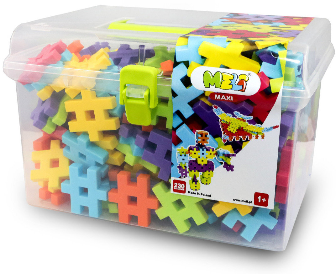 Meli Klocki  Maxi Travel Box 230 Elementów