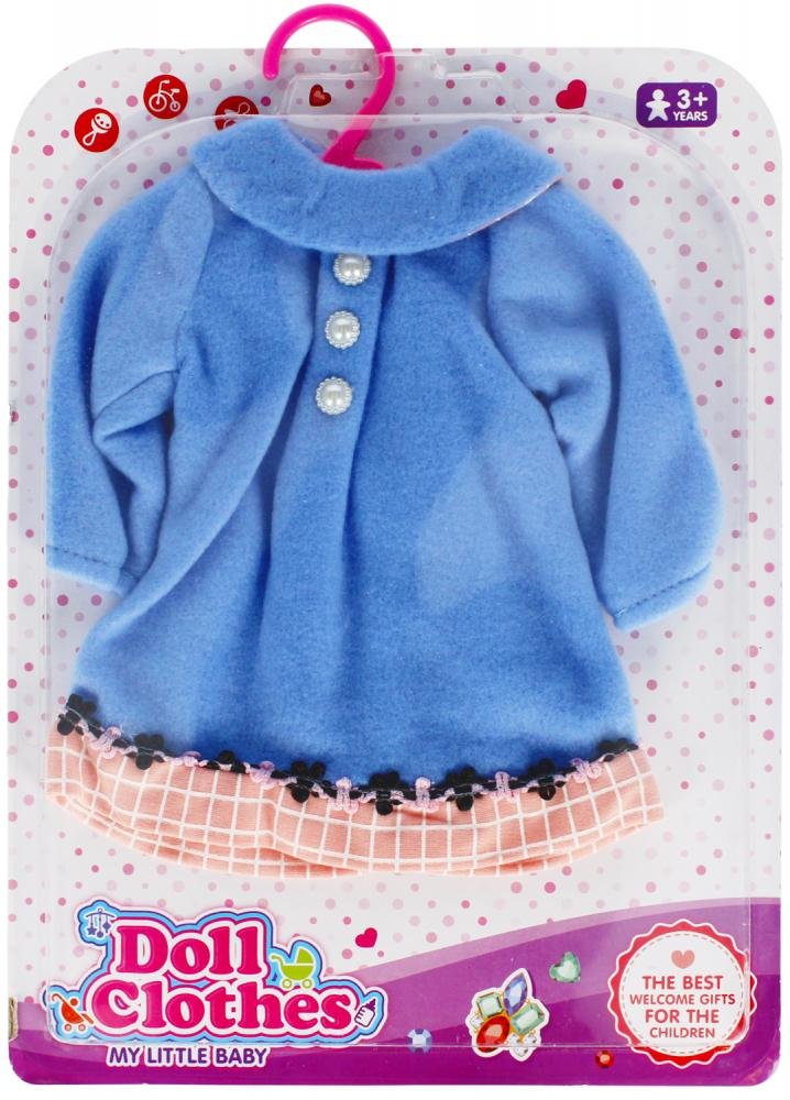 Ubranka dla lalek Bobas sukienka zimowa MEGA CREATIVE 482978