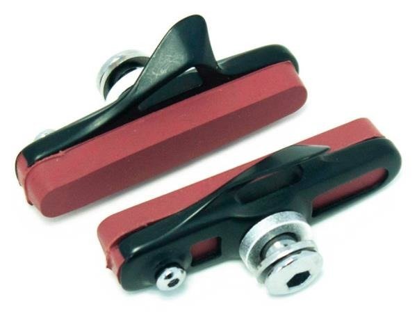 Clarks Klocki hamulcowe CLARK'S CPS473 CARB SZOSA (Shimano, Obudowa z poliwęglanu, Do obręczy karbonowych) czerwone A-CLA-CPS473-CARB