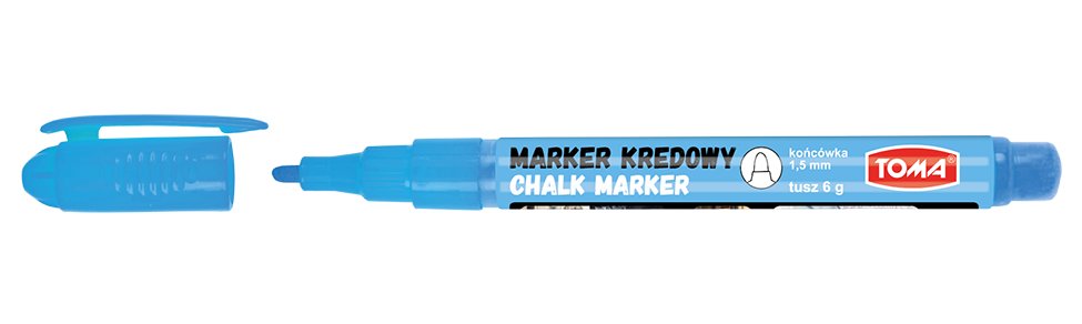 Marker kredowy Fine 1,5mm niebieski TO-293