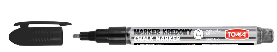 Marker kredowy Fine 1,5mm srebrny TO-293