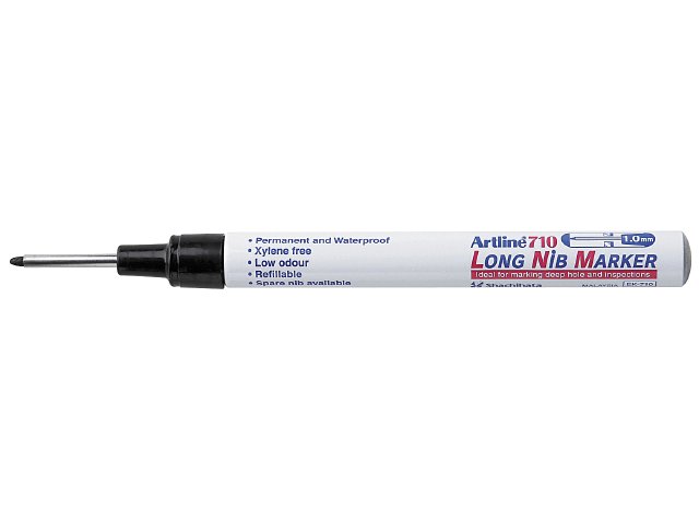 Artline Marker permanentny 0.7mm czarny Long AR-710