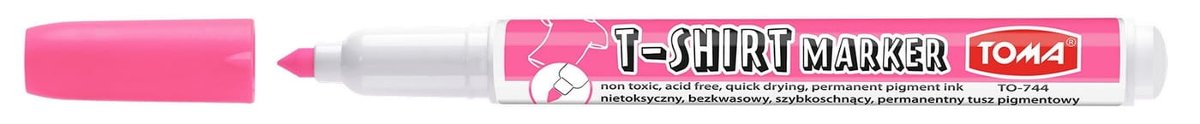 [BS] MARKER DO TKANIN T-SHIRT RÓŻOWY TO-744 TOMA