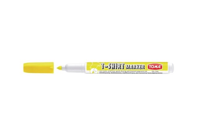 [BS] MARKER DO TKANIN T-SHIRT ŻÓŁTY TO-744 TOMA