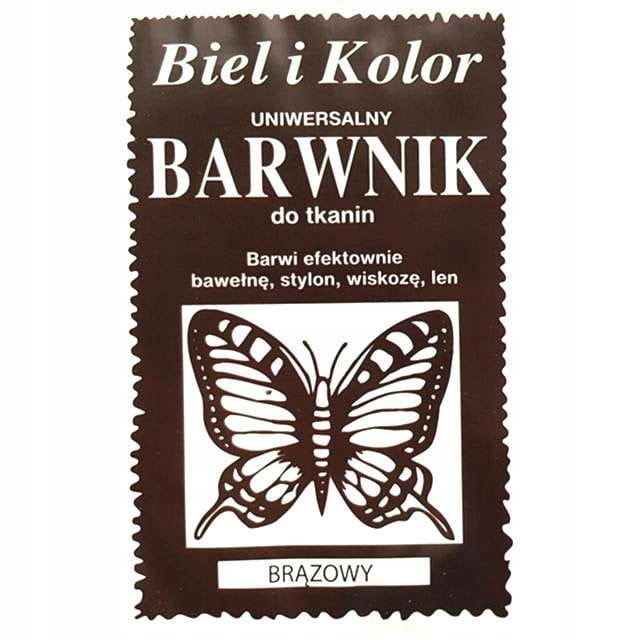 Barwnik Do Tkanin Brązowy 10 g