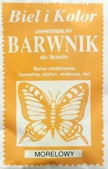 BioLife Barwnik Do Tkanin Biel I Kolor Kol Morelowy