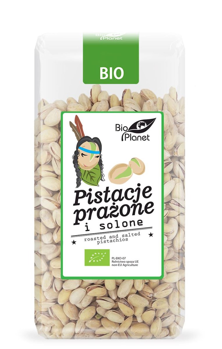 Bio Planet PISTACJE PRAŻONE I SOLONE BIO 300 g - BP-5903900368230