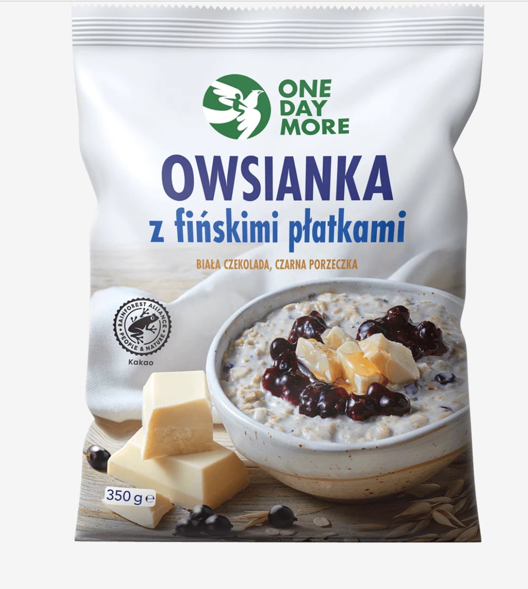Owsianka z fińskimi płatkami z suszoną ślwką i wiśnią 350 g