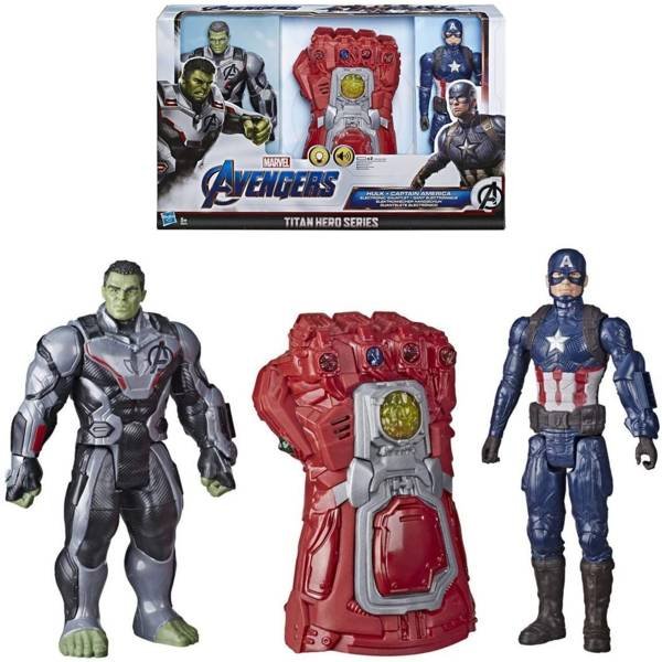 Hasbro, Zestaw figurek + Rękawica Avengers, E6072
