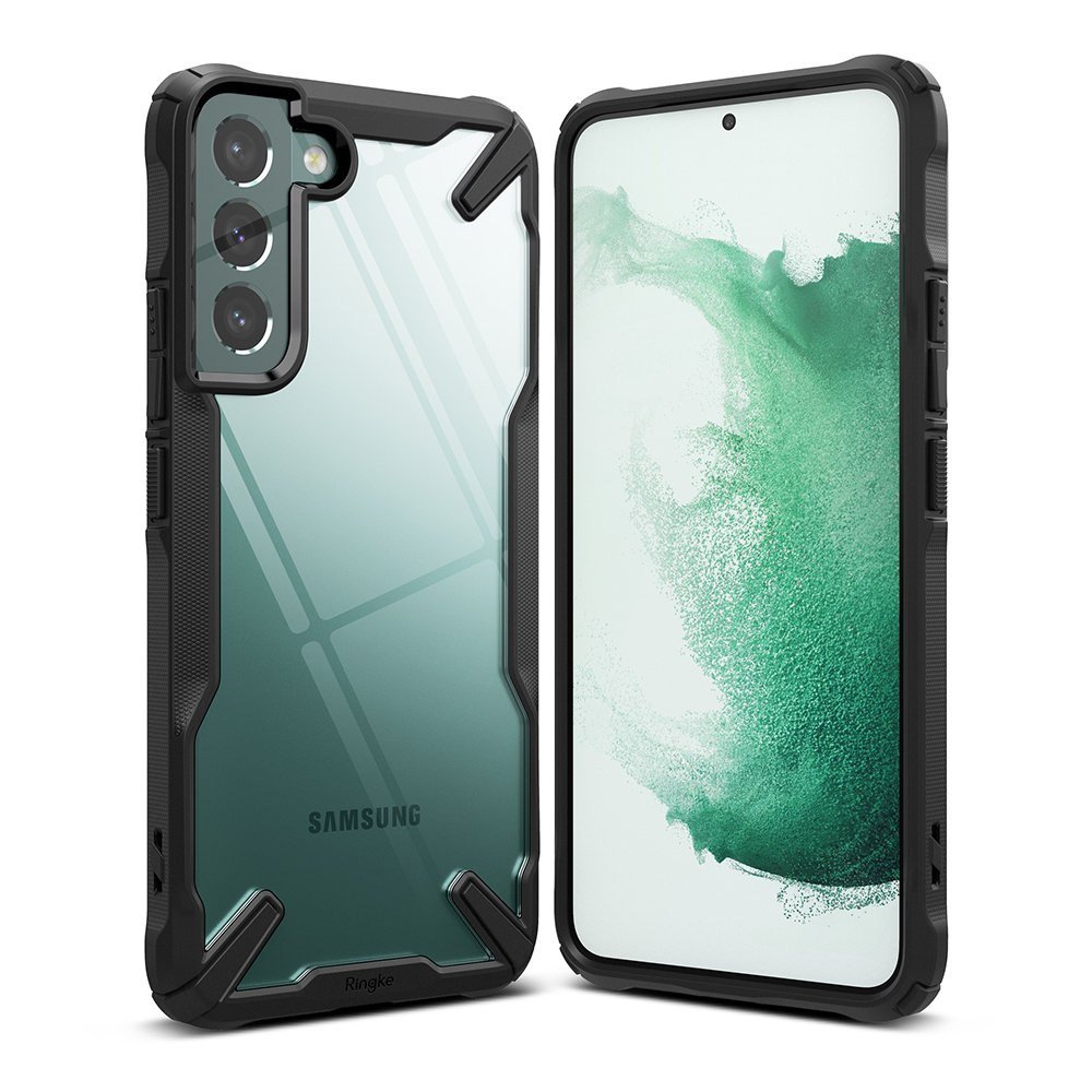 RINGKE Etui Fusion X pancerny pokrowiec z ramką do Samsung Galaxy S22 Plus czarny