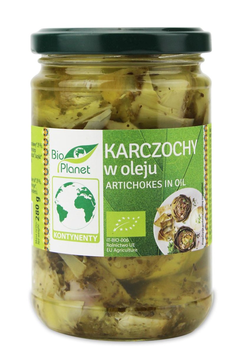 Bio Planet Karczochy w Oleju BIO 280g -