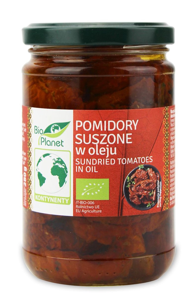Bio Planet Pomidory Suszone w Oleju 280g -