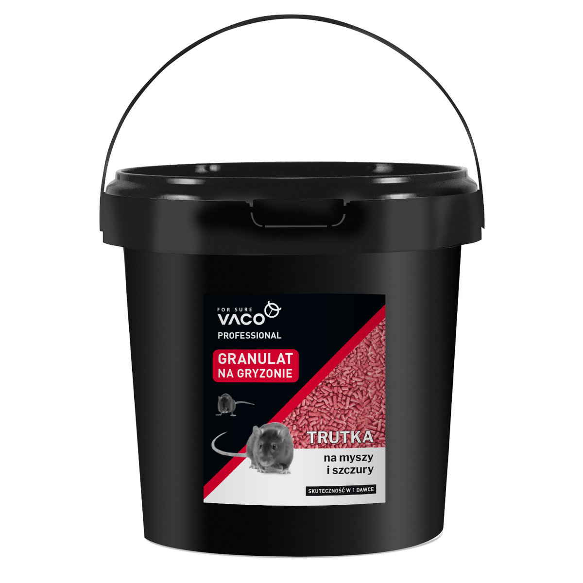 VACO PROFESSIONAL Granulat na szczury i myszy (wiadro) - 3 kg
