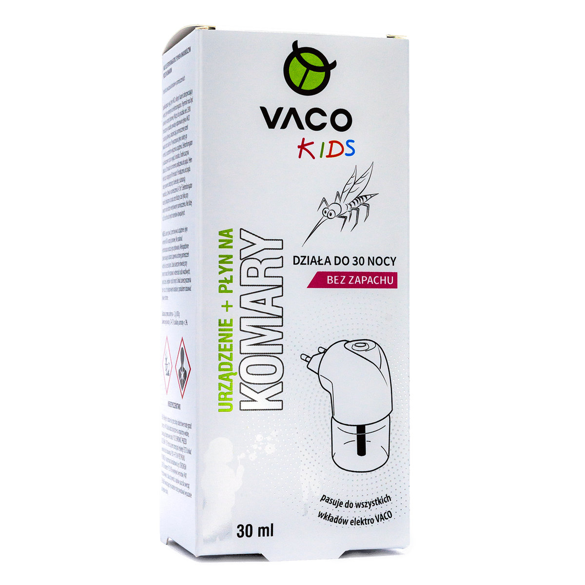 Vaco Kids bezzapachowy elektrofumigator na komary.