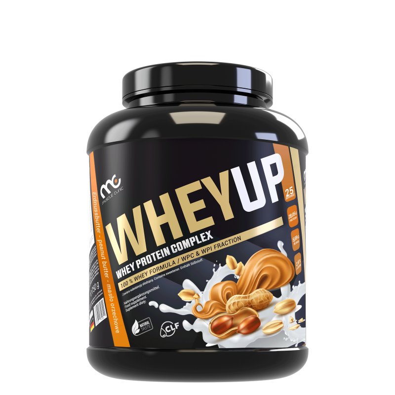 MUSCLE CLINIC WheyUP 750g MASŁO ORZECHOWE