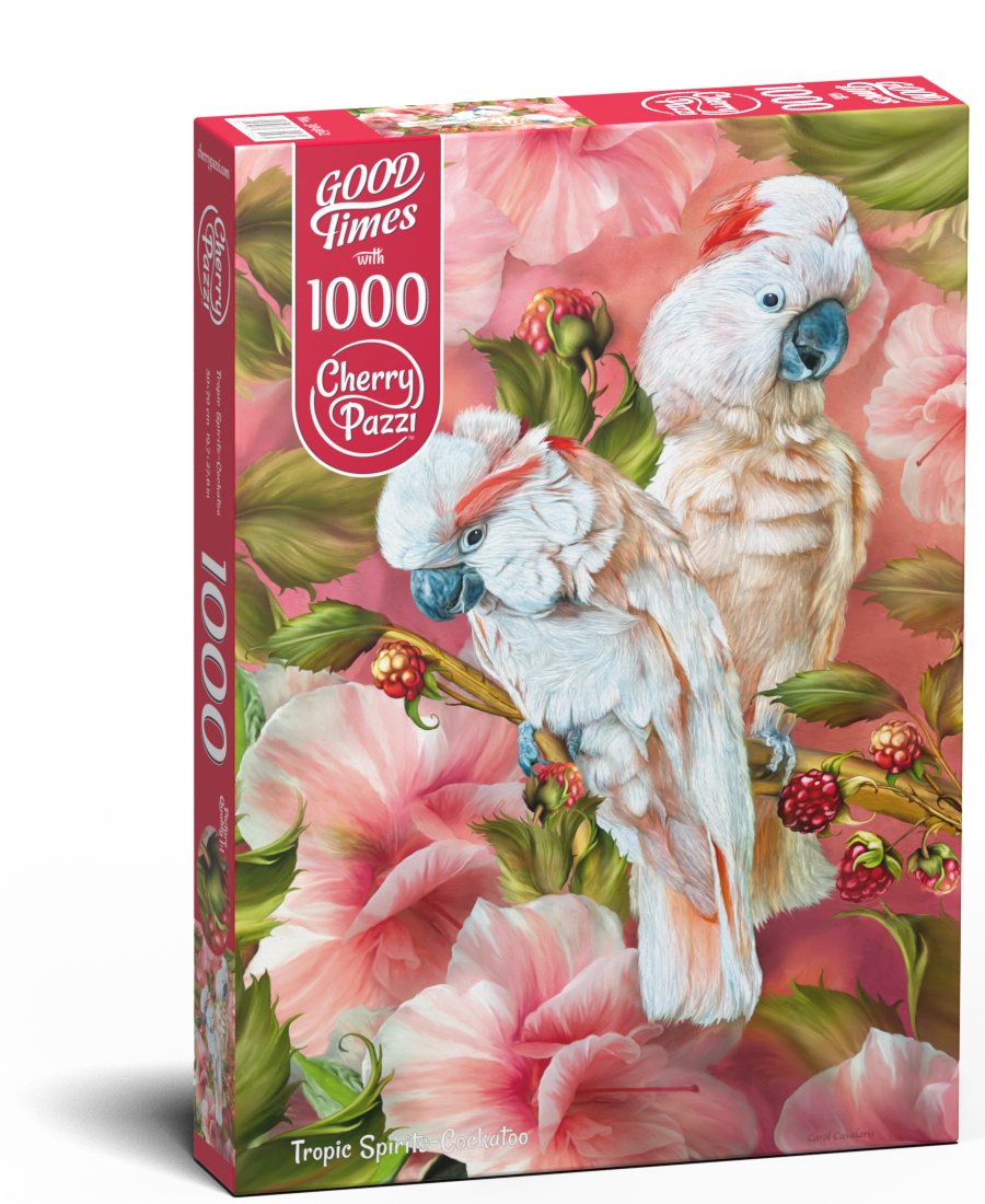Timaro Puzzle 1000 Cherry Pazzi Tropic Spirits-Cockatoo -