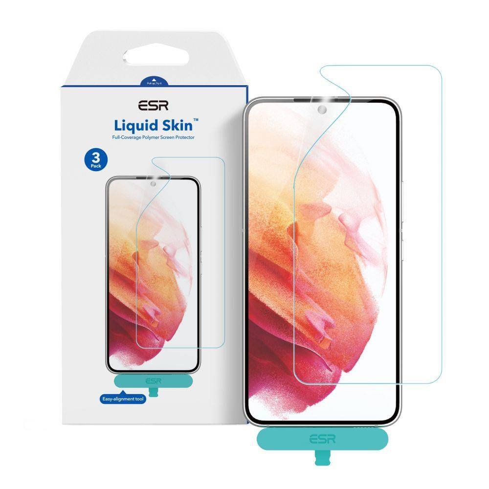 ESR Folia ESR Liquid Skin 3-Pack do Samsung Galaxy S22+ Samsung Galaxy S22 PLUS