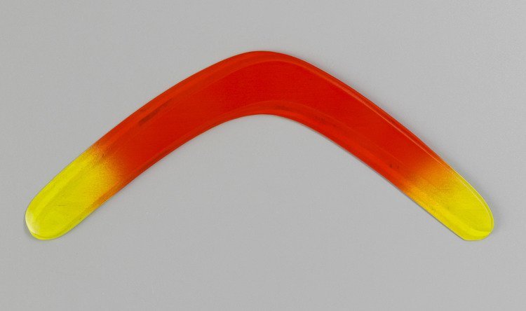 Banan Fluoro Pomarańczowy bumerang powracający - praworęczny