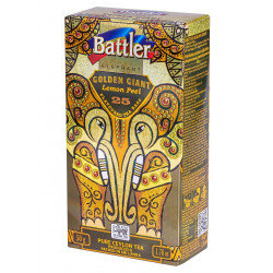 Battler, Herbata czarna cejlońska liściasta, Golden Giant 25 Tea Bags - LEMON PEEL