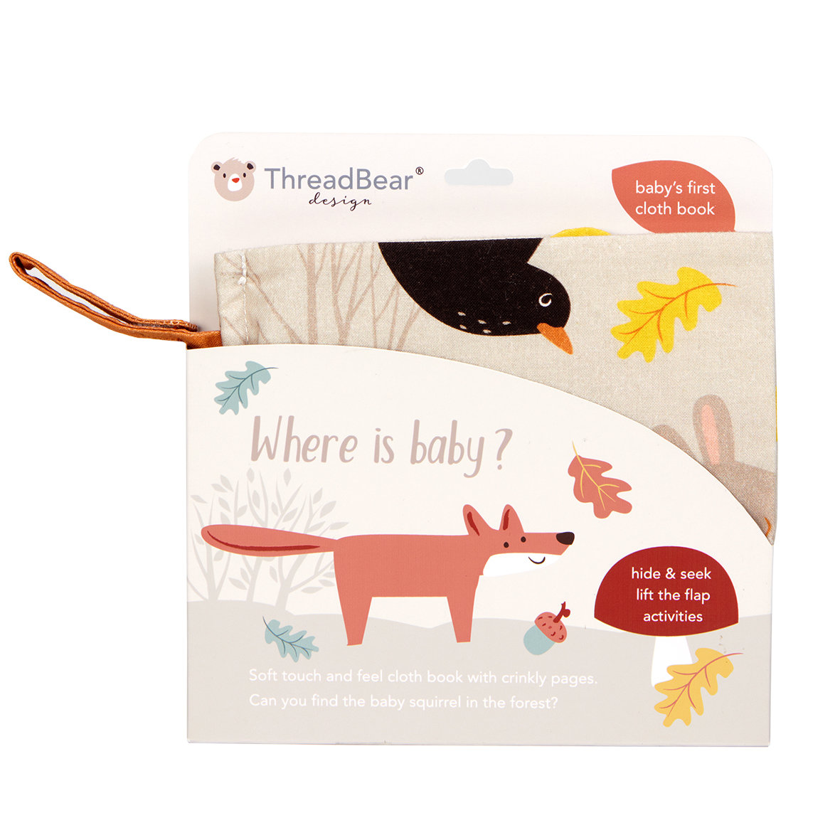 Miękka książeczka aktywnościowa - WHERE IS BABY