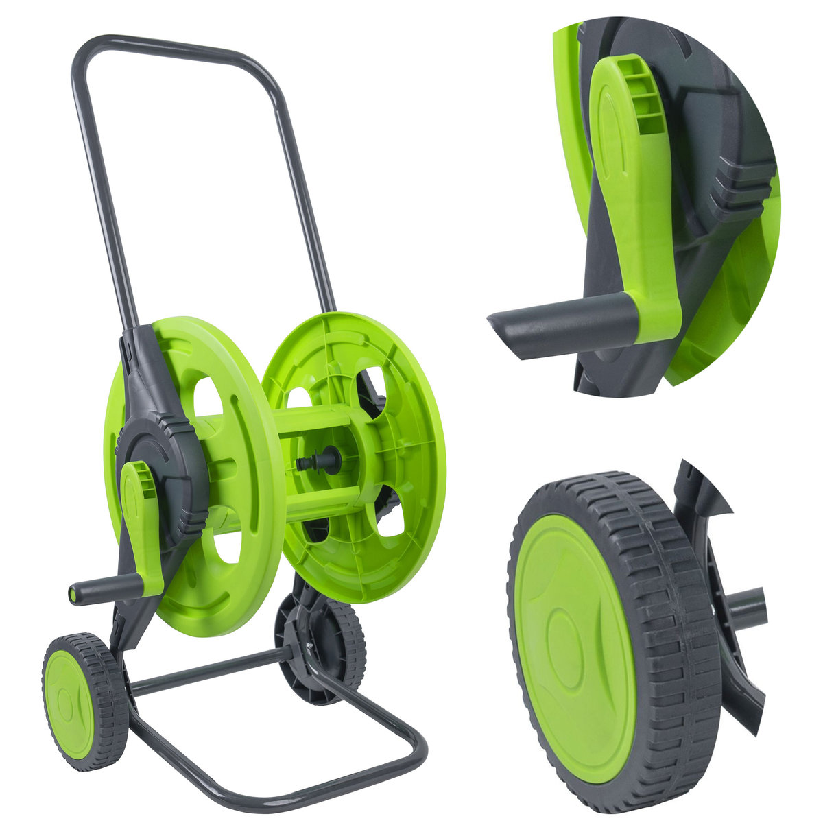 Wózek na wąż ogrodowy Solid max 60M Garden stalowy