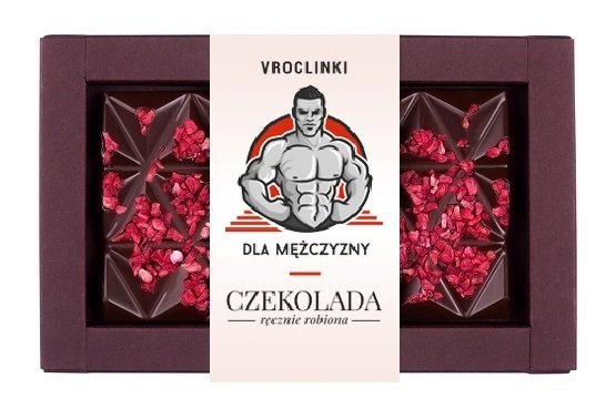 Czekolada gorzka z żurawiną Dzień Mężczyzn Vroclinki