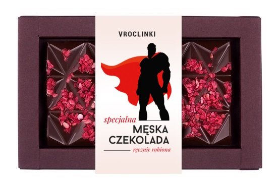 Czekolada gorzka z żurawiną Dzień Mężczyzn Vroclinki