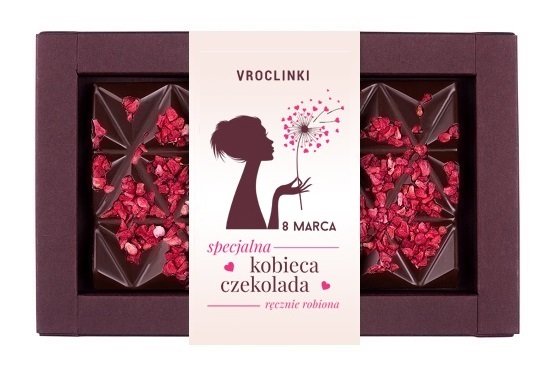 Czekolada gorzka z żurawiną Dzień Kobiet Vroclinki