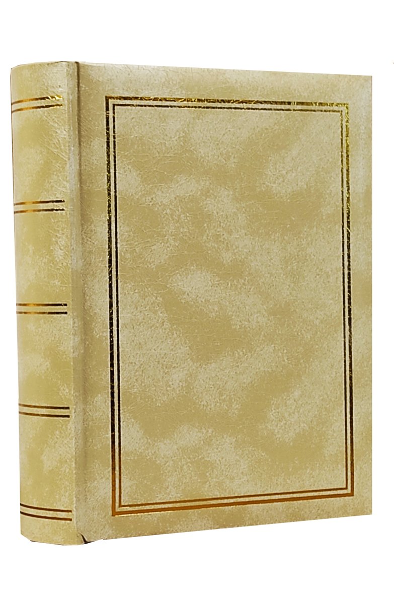 ALBUM szyty na 100 zdjęć 10x15 z opisem CLASSIC beżowy