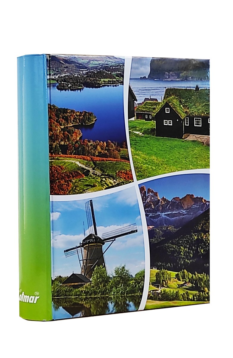 ALBUM szyty na 300 zdjęć 10x15 z opisem WIDOK zielona fala