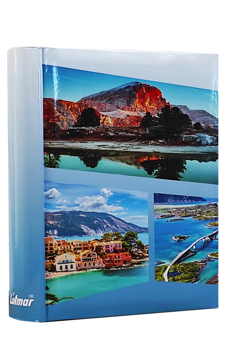 ALBUM szyty na 200 zdjęć 10x15 z opisem 1141 niebieski