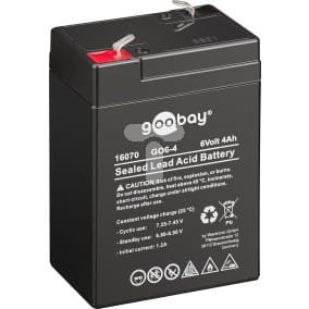 Goobay akumulator ołowiowy 6 V 4,0 AH