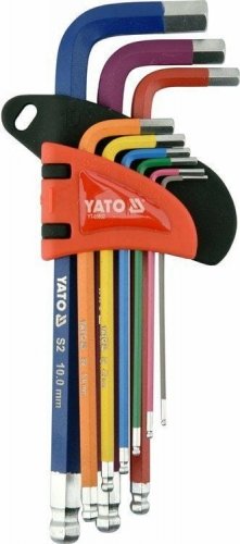 Yato Zestaw klucz imbus powlekanych torx 10 cz. YT-0563