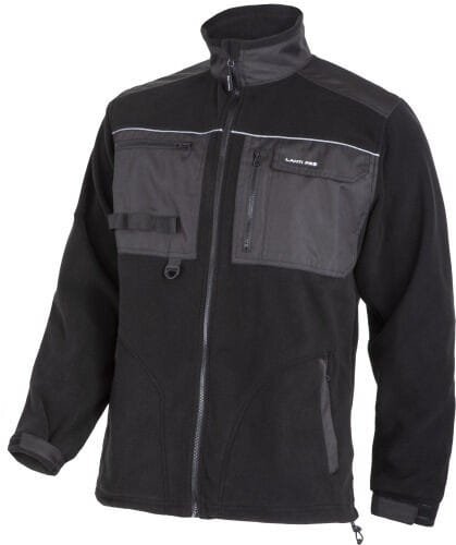 LAHTI PRO Bluza polar ze wzmocnieniami czarna 420g/m2 