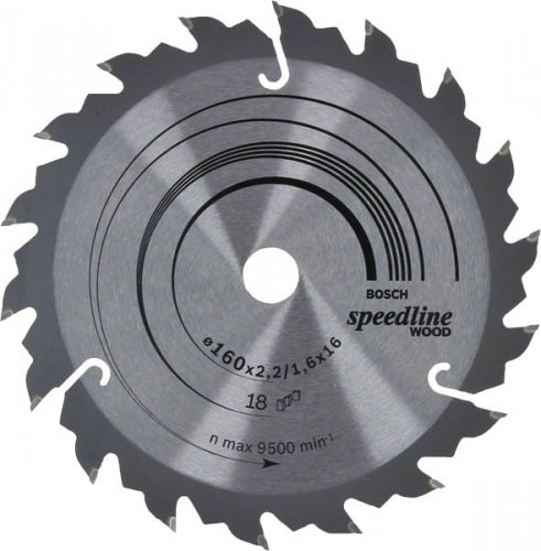 Bosch Tarcza do piły tarczowej Standard for Wood Speed 160 x 16 x 2 4 mm 18 2608640785 1 szt