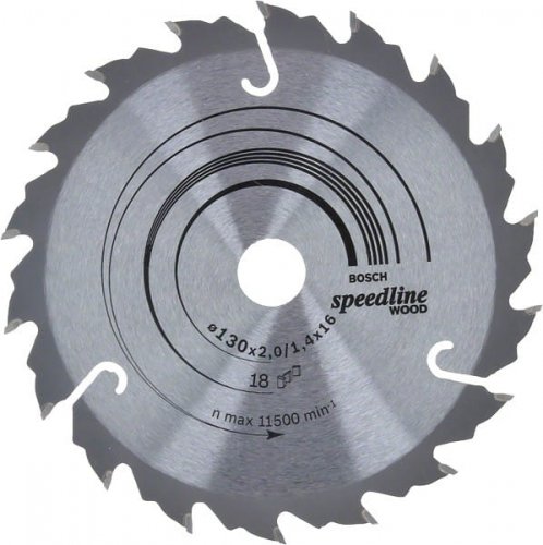 Bosch Tarcza do piły tarczowej Standard for Wood Speed 130 x 16 x 2 2 mm 18 2608640775 1 szt