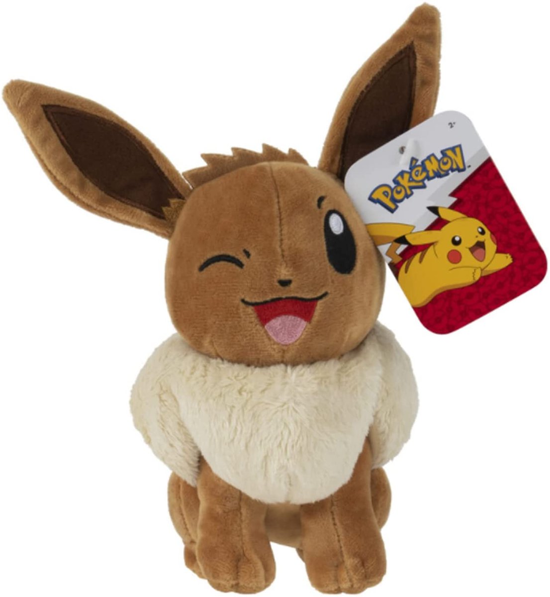 Bandai Pokémon - Evoli Pluszowy (Eevee) - Miękki pluszowy 20 cm - JW2361 JW2361