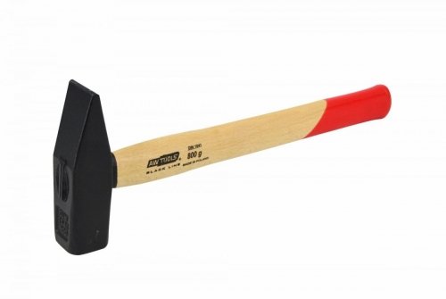Awtools Młotek Ślusarski 0,8 Kg Trzonek Drewniany Black Line