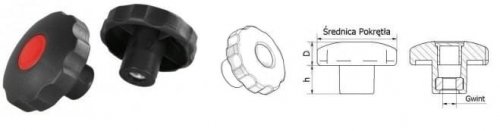 UNIMET POKRĘTŁO GWIAZDKOWE POK 04 FI 30 M6 PP 871 SL POK04 11 [6702584]