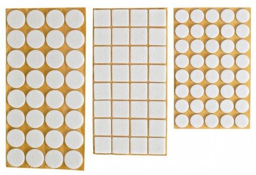 UNIMET PODKŁADKA FILCOWA BLISTER BRĄZOWA 40*40MM - 4SZT U-100-0119 [6702228]