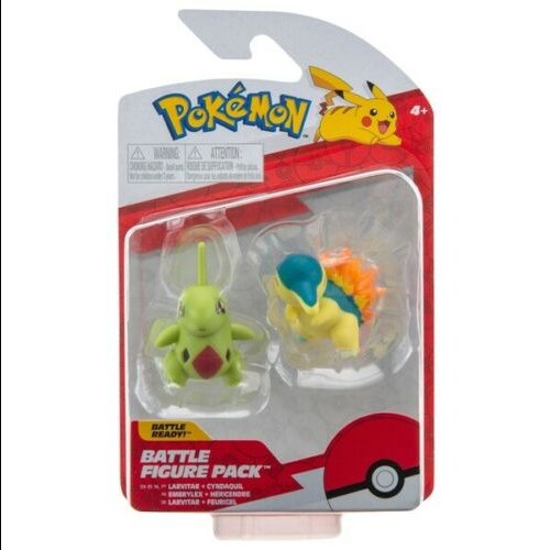 Jazwares Pokemon figurki Larvitar i Cyndaquil