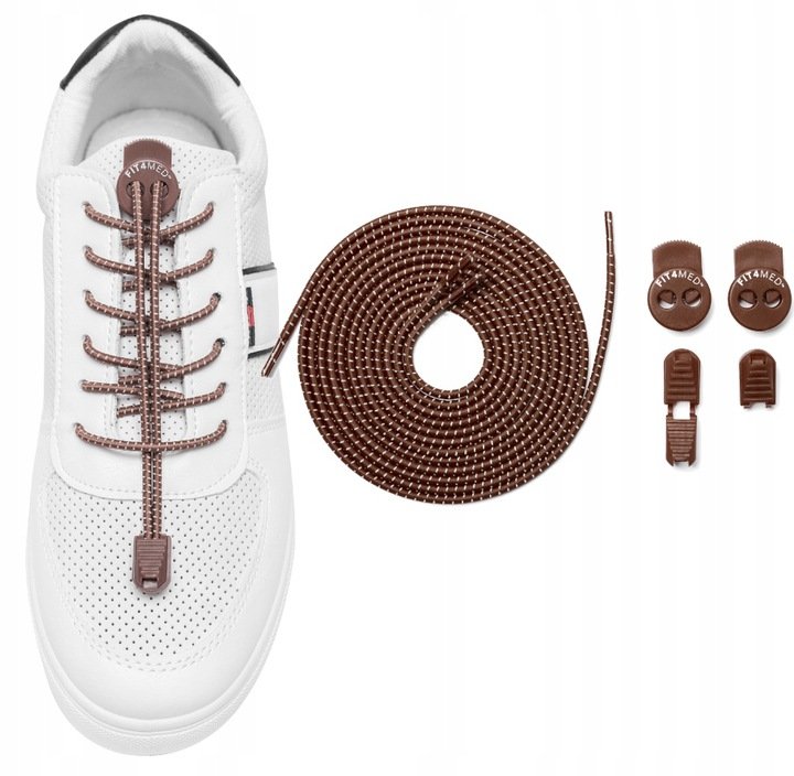 ELASTYCZNE ODBLASKOWE SZNUROWADŁA SAMOZACISKOWE FIT4MED bez wiązania