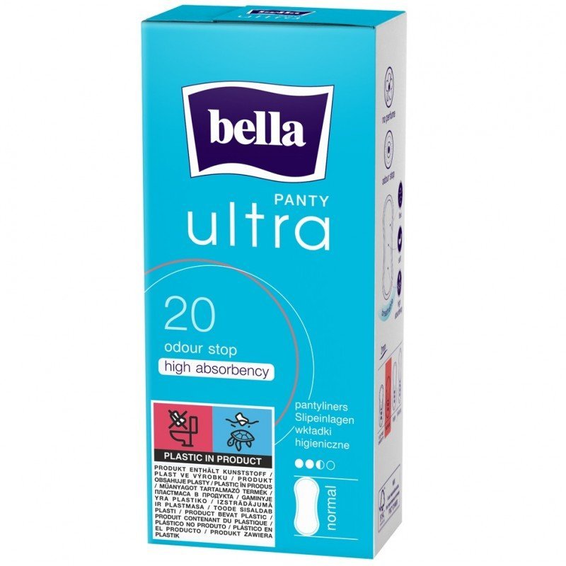 Bella Wkładki higieniczne Panty Ultra Normal 20 szt. | Darmowa dostawa od 59 zł BE-022-RN20-088
