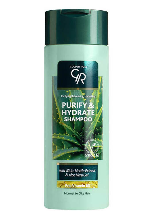 Golden Rose - Purify & Hydrate Shampoo - Oczyszczająco-nawilżający szampon do włosów normalnych i tłustych - 430 ml