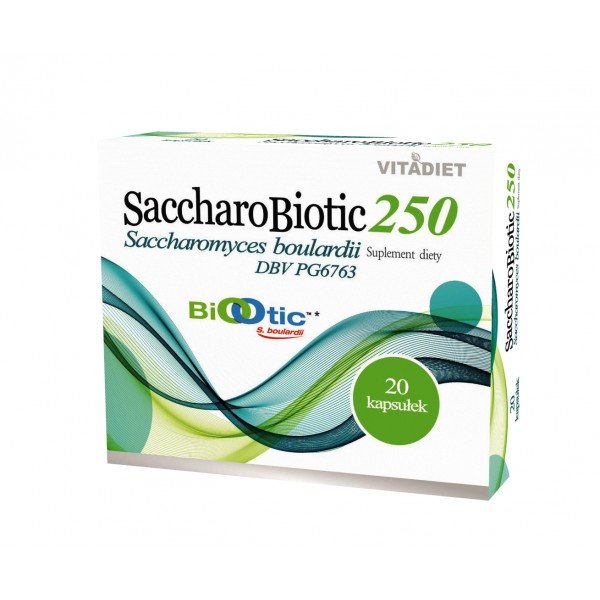 VitaDiet VitaDiet SaccharoBiotic 250 20 kapsułek 3719161