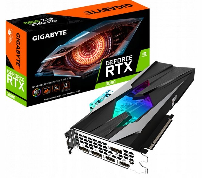 Gigabyte GeForce RTX 3080 Gaming OC Waterforce 10GB GDDR6X GV-N3080GAMINGOC WB-10GD