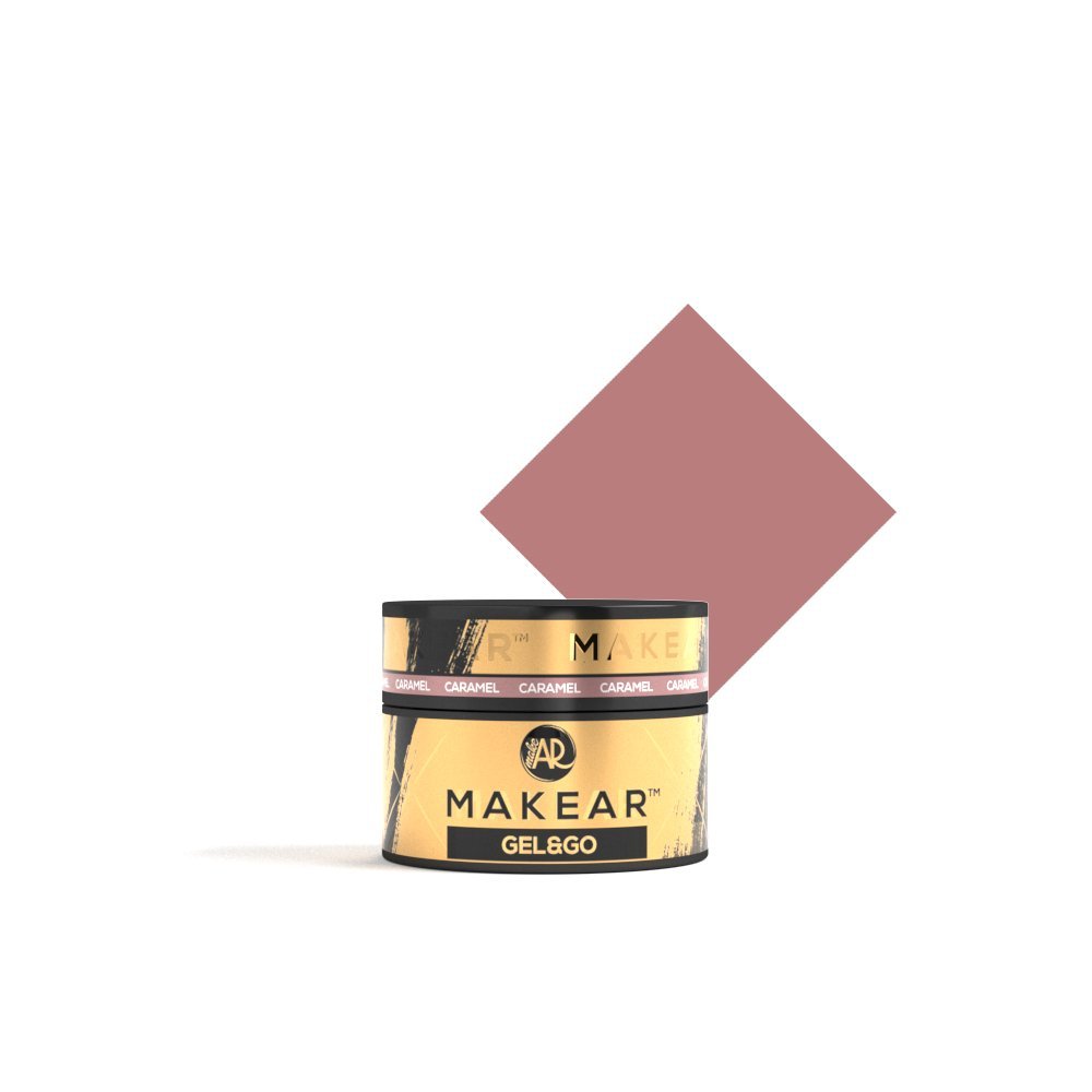 Makear, Gel&Go, Żel Budujący, Gg01 Carmel, 15ml