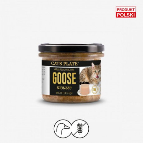 Cats Plate Goose mousse - mus z gęsi - 100g
