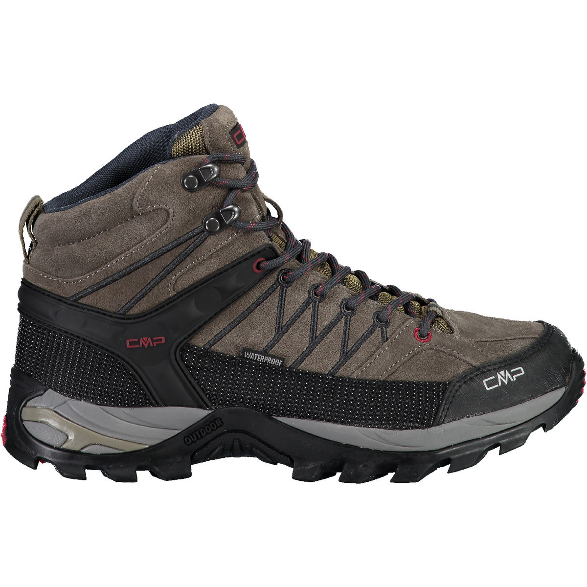 CMP, Buty trekkingowe męskie, Rigel Mid WP, brązowe, rozmiar 40