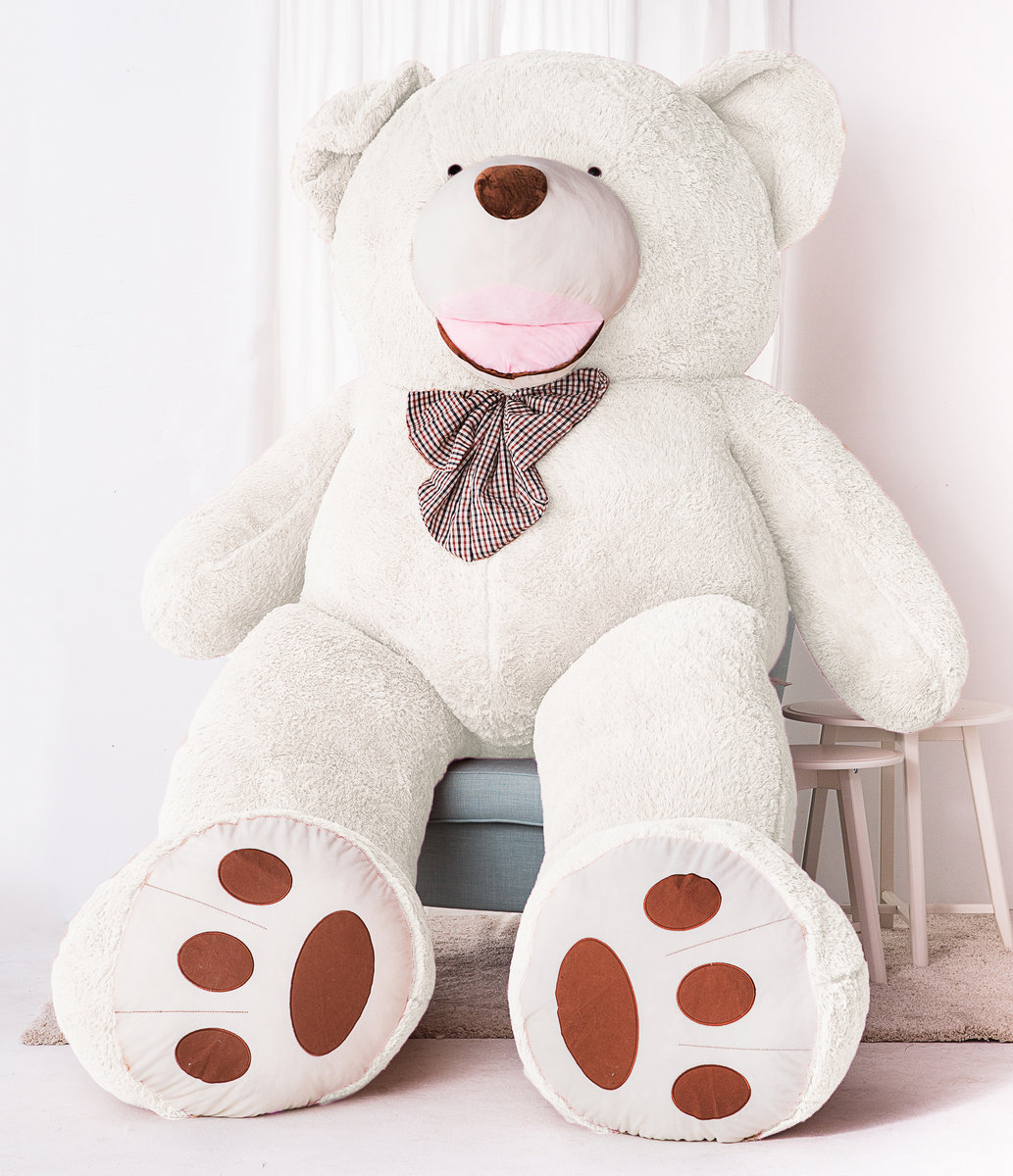 Miś Gustaw, Miś Amigo, biały, 300 cm